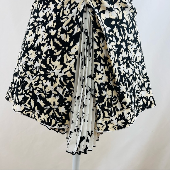 NWT Proenza Schouler Asymmetric Flower-Print Silk Top - Picture 5 of 14